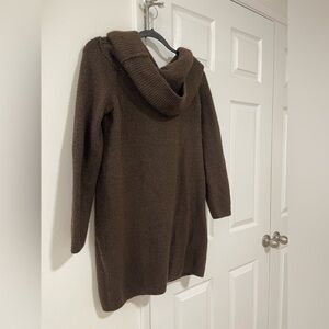 H&M Chocolate Brown Cowl Neck Sweater